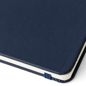 A5-�s f�zet, RPET 600D poli�szter, k�k (f�zet, notesz)