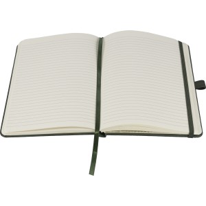 A5-�s f�zet, RPET 600D poli�szter, z�ld (f�zet, notesz)