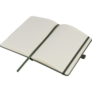 A5-�s f�zet, RPET 600D poli�szter, z�ld (f�zet, notesz)