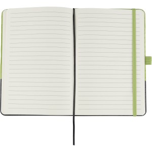 A5-�s f�zet, RPET poli�szter, lime (f�zet, notesz)