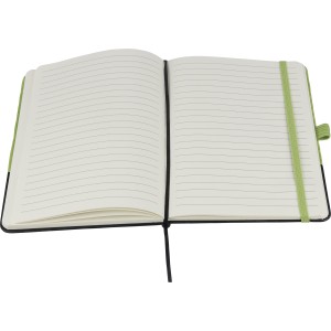 A5-�s f�zet, RPET poli�szter, lime (f�zet, notesz)