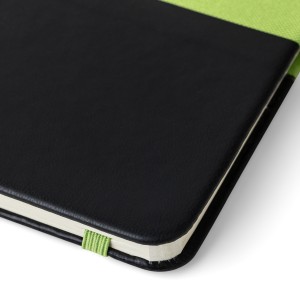 A5-�s f�zet, RPET poli�szter, lime (f�zet, notesz)