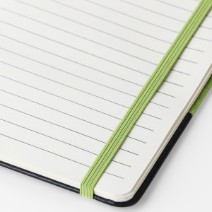 A5-�s f�zet, RPET poli�szter, lime (f�zet, notesz)