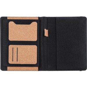 A5-�s parafa mappa gumis z�r�d�ssal, barna (mappa)