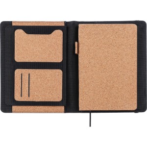 A5-�s parafa mappa gumis z�r�d�ssal, barna (mappa)