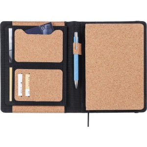 A5-�s parafa mappa gumis z�r�d�ssal, barna (mappa)