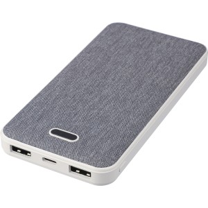 ABS powerbank, jrahasznostott anyagbl, fehr (powerbank)