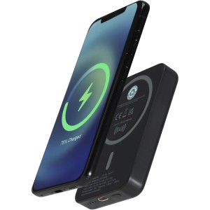 Acrab 5000 mAh mgneses powerbank, fekete (powerbank)