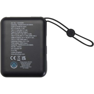 Acrux 10 000 mAh powerbank, fekete (powerbank)