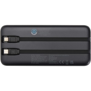 Adhil 10.000 mAh 10W powerbank, fekete (powerbank)