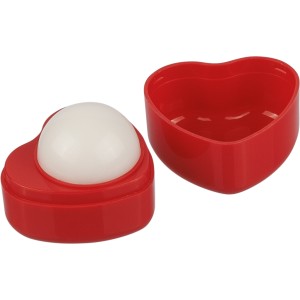 Ajakbalzsalm sz�v alak� t�gelyben, piros (test�pol� anyagok)