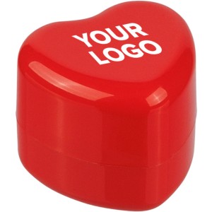 Ajakbalzsalm sz�v alak� t�gelyben, piros (test�pol� anyagok)