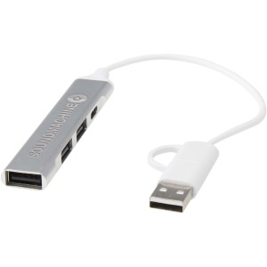 Alkaid USB eloszt, ezst (vezetk, eloszt, adapter, kbel)