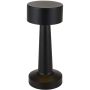Aludra �jrat�lthet� asztali l�mpa, fekete