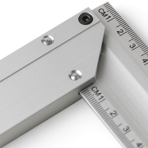 Alum�nium m�r�k�szlet, ez�st (�r�asztali felszerel�s)