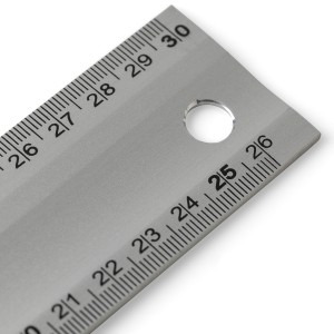 Alum�nium m�r�k�szlet, ez�st (�r�asztali felszerel�s)