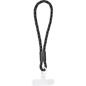 Arich telefontart� csukl�p�nt, fekete (nyakp�nt, karp�nt, badgetart�)