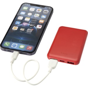 Asama jrahasznostott manyag powerbank, 5000 mAh, tgla (powerbank)