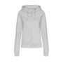 AWDis Zoodie n�i kapucnis pul�ver, Heather Grey