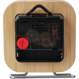 Bambusz asztali �ra, barna (�ra)