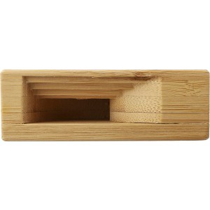 Bambusz telefontart�, barna (hangsz�r�, r�di�, vet�t�)