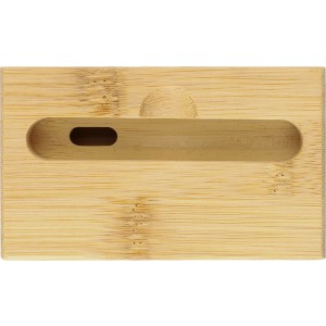 Bambusz telefontart�, barna (hangsz�r�, r�di�, vet�t�)