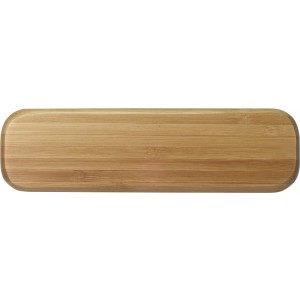 Bambusz tollk�szlet dobozban, ez�st/nat�r (tollk�szlet)