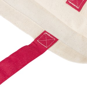 Bev�s�rl�t�ska, Oeko-Tex 140 g/m2 pamut, piros (bev�s�rl�t�ska)