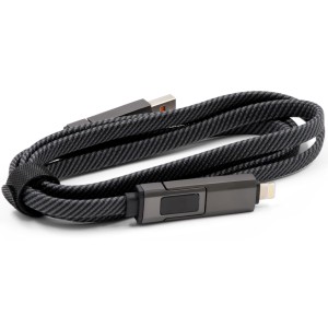 BrandCharger Thor Eco t�lt�k�bel, sz�rke (vezet�k, eloszt�, adapter, k�bel)