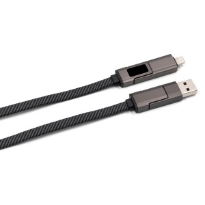 BrandCharger Thor Eco t�lt�k�bel, sz�rke (vezet�k, eloszt�, adapter, k�bel)