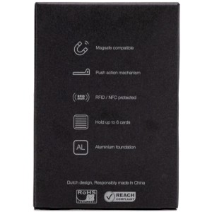 BrandCharger Wally Mag RFID k�rtyatart�, sz�rke (t�rca)