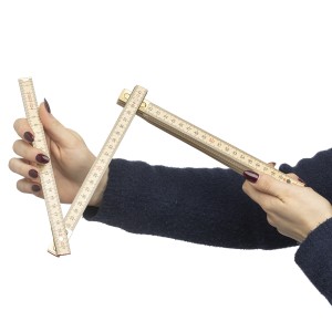 B�kkfa colstok, 2 m, barna (m�r�szalag)