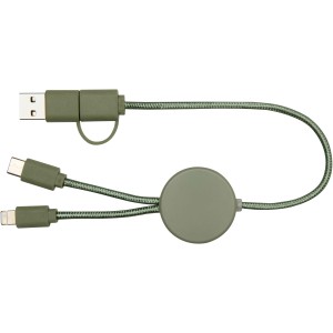 Citala gyorstlt- s adatkbel, 30 cm, 27W, hamvaszld (vezetk, eloszt, adapter, kbel)