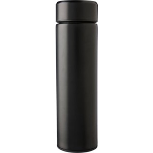 Duplafal, rozsdamentes acl termosz, 425 ml, fekete (termosz)