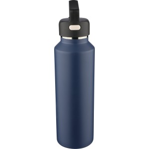 Duplafal� �jraac�l palack, 600 ml, k�k (sportkulacs)