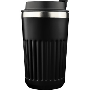 Duplafal� �jraac�l utaz�poh�r, 400 ml, fekete (poh�r)