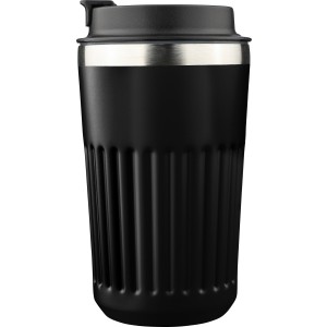 Duplafal� �jraac�l utaz�poh�r, 400 ml, fekete (poh�r)