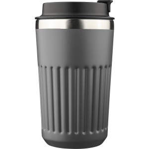 Duplafal� �jraac�l utaz�poh�r, 400 ml, sz�rke (poh�r)