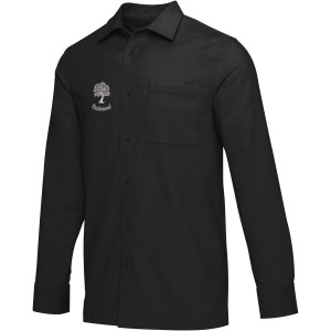 Elevate Alum uniszex kevertszlas kord ing, fekete (ing, blz)