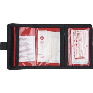 Els�seg�ly-k�szlet RPET tart�ban, piros (eg�szs�g�gy)