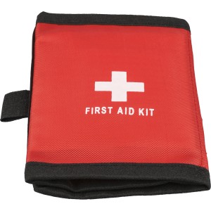 Els�seg�ly-k�szlet RPET tart�ban, piros (eg�szs�g�gy)