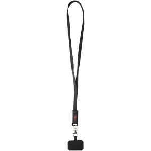 Franz 5in1 adatkbel, gyorstlt nyakpnt, fekete (vezetk, eloszt, adapter, kbel)