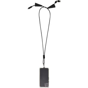 Funi 5in1 adatkbel, gyorstlt nyakpnt, fekete (vezetk, eloszt, adapter, kbel)