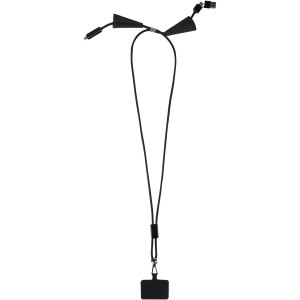 Funi 5in1 adatkbel, gyorstlt nyakpnt, fekete (vezetk, eloszt, adapter, kbel)