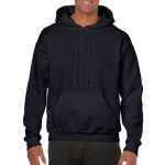 Gildan Heavy Blend kapucnis pulver, Black (GI18500BL)