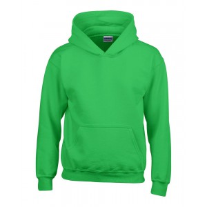 Gildan Heavy kapucnis gyerekpul�ver, Irish Green (pul�ver)