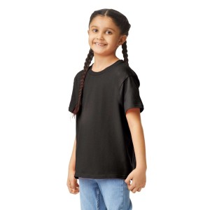 Gildan Light Cotton gyerekp�l�, Black (T-shirt, p�l�, 90-100% pamut)
