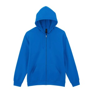 GILDAN SOFTSTYLE cipz�ras kapucnis pol�rpul�ver, Royal (pol�r pul�ver)