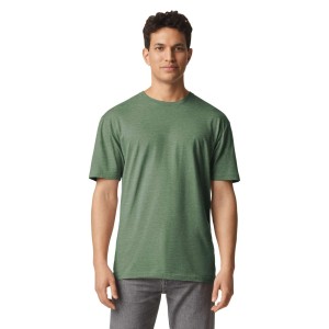 Gildan SoftStyle f�rfi p�l�, Heather Military Gre (T-shirt, p�l�, kevertsz�las, m�sz�las)