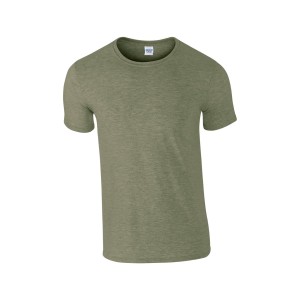 Gildan SoftStyle f�rfi p�l�, Heather Military Gre (T-shirt, p�l�, kevertsz�las, m�sz�las)